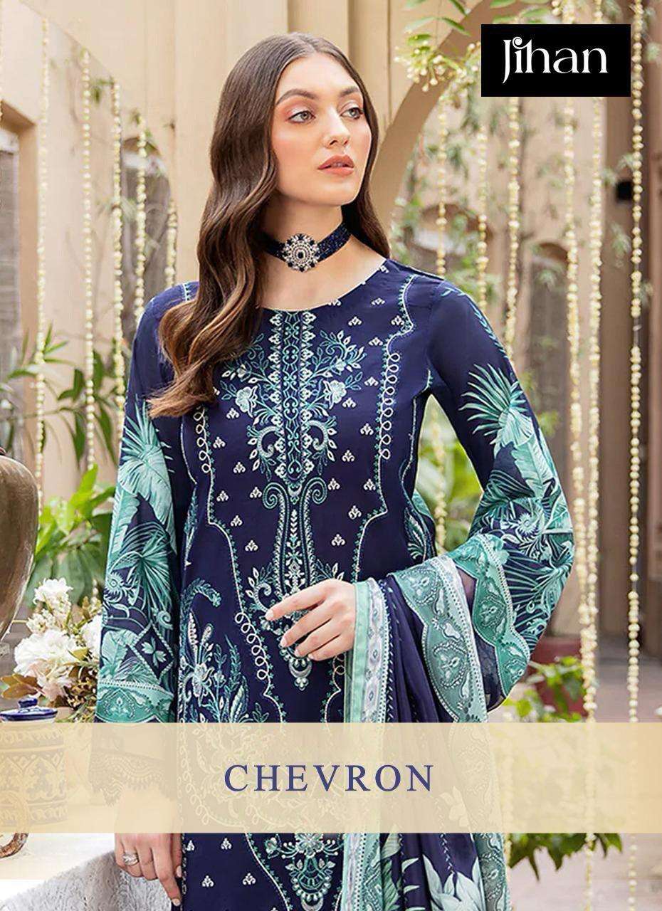 CHEVRON LUXURY LAWN COLLECTION D no:-3403 BY JIHAN